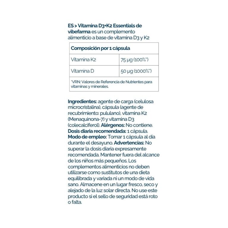 Vitamina D3+K2