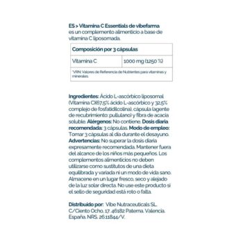 Vitamina C Essentials (Liposomal) - Imagen 3